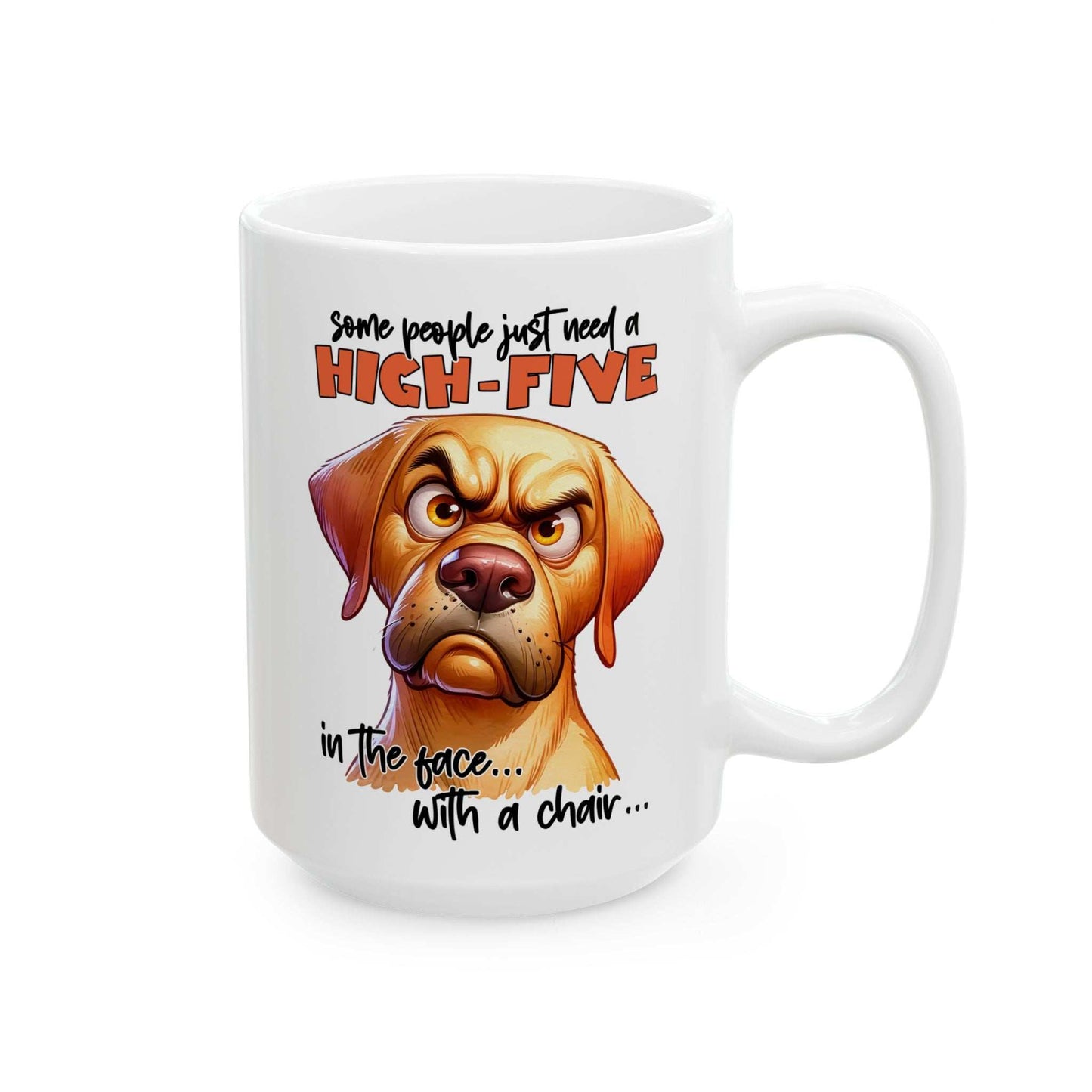 Humorous Dog Lover Ceramic Mug - Perfect Gift for Pet Owners - Purrfect Pet Haven