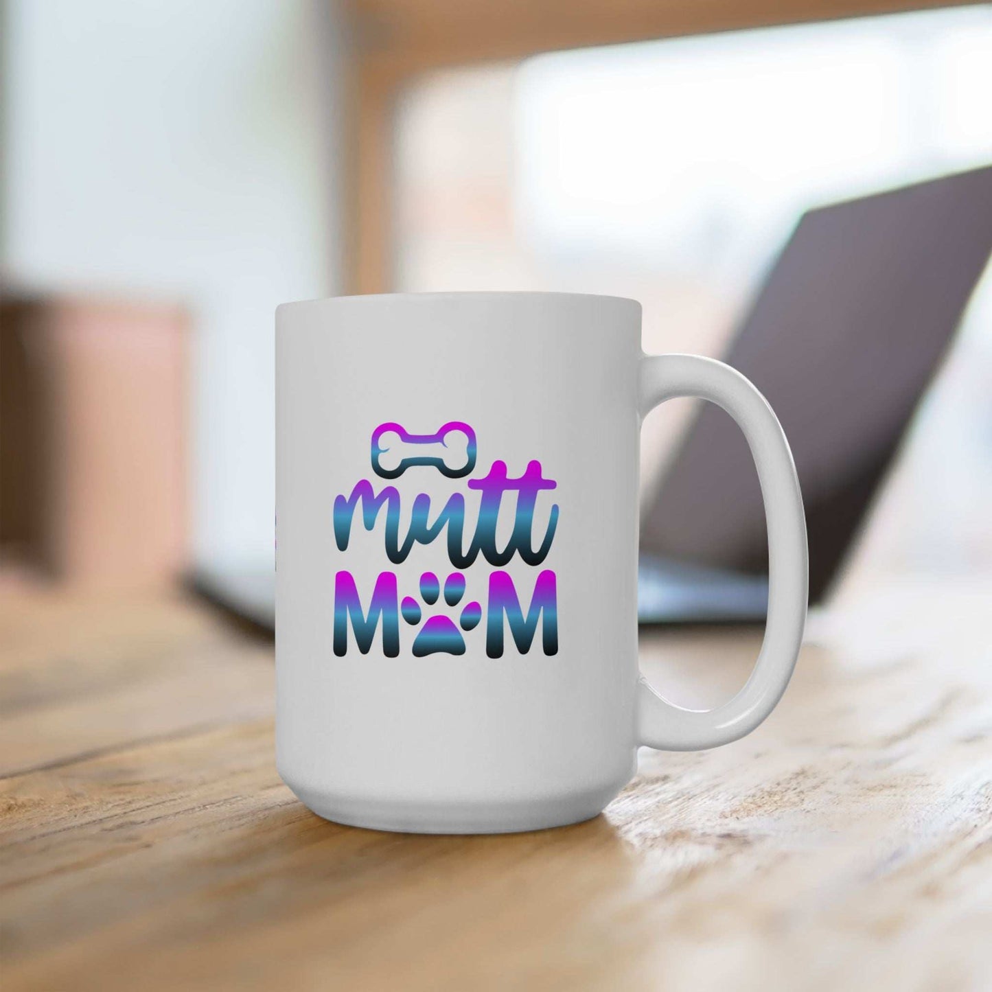 Cute Mutt Mom Ceramic Mug - Ideal Gift for Animal Lovers - Purrfect Pet Haven