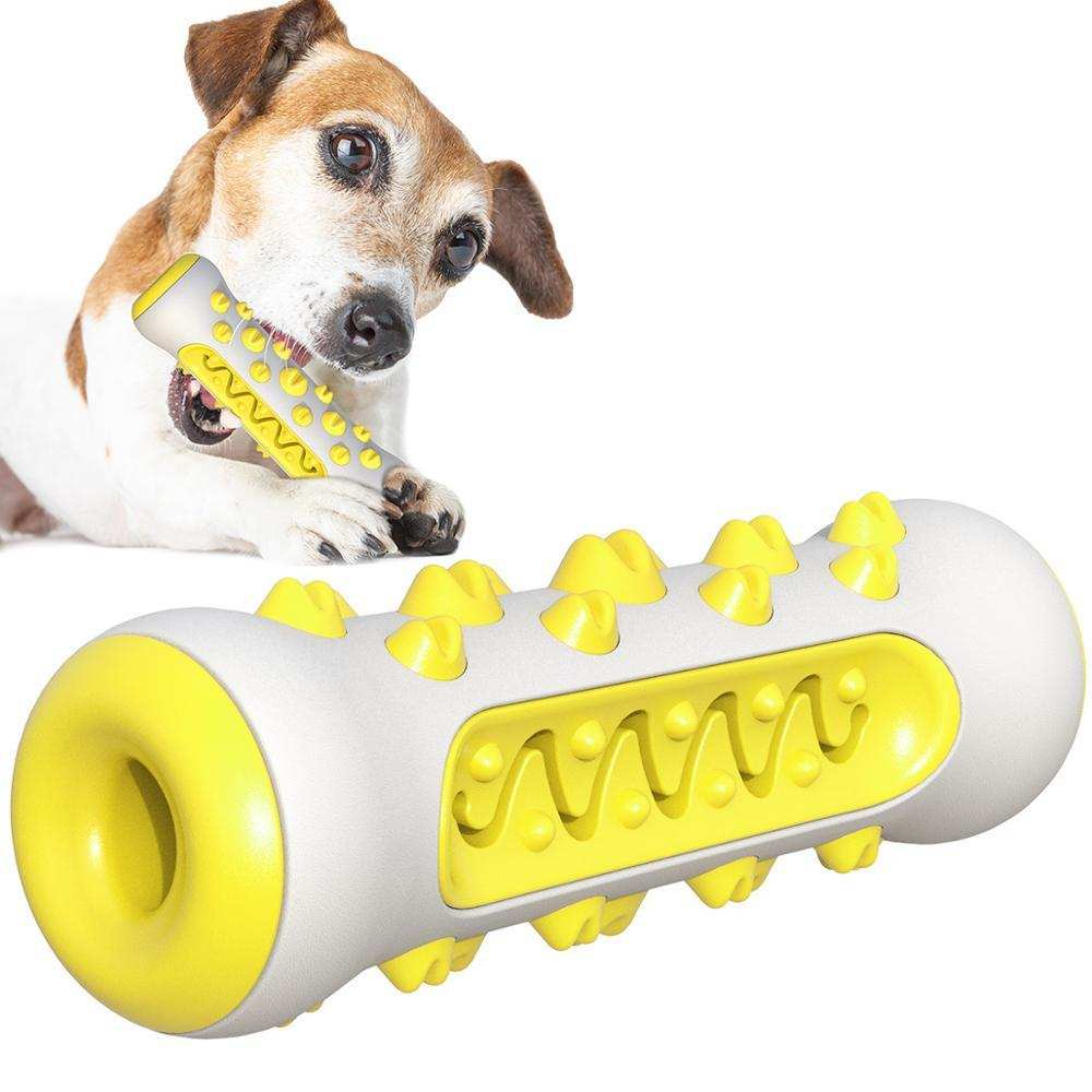 Indestructible Dog Squeaky Toys - Tough Toothbrush Chew Toy for Aggressive Chewers - Purrfect Pet Haven