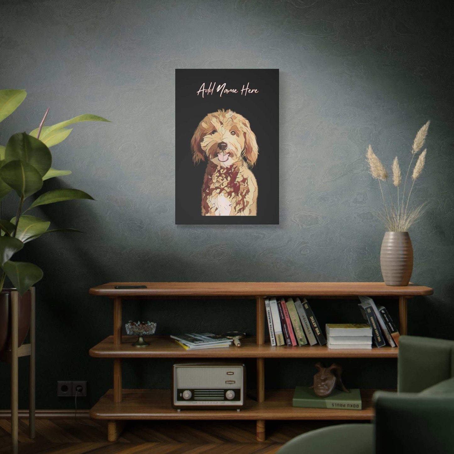 Custom Cartoonify Portrait Canvas - Personalized Art for Pet Lovers | Purrfect Pet Haven