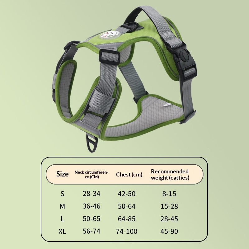 Dog Harness - Large Chest Style with Leash - Purrfect Pet Haven