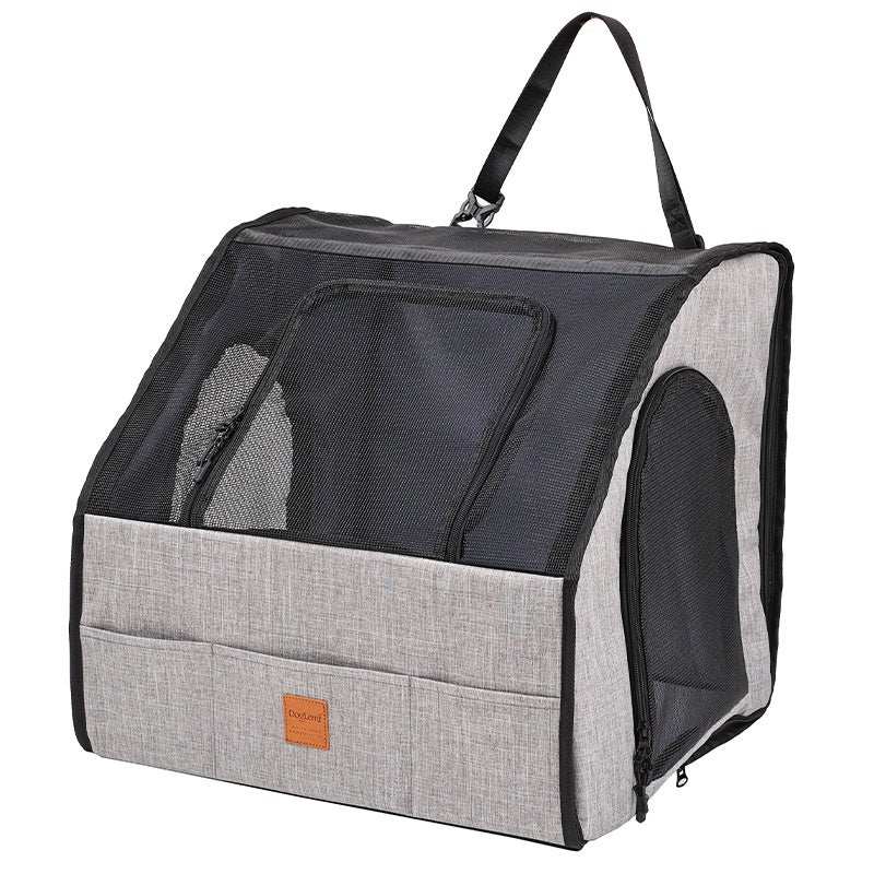 Portable Foldable Car Pet Cage - Waterproof Dog Travel Seat - Purrfect Pet Haven