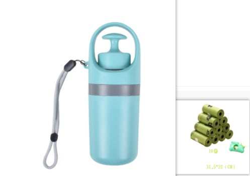 Portable Dog Pooper Scooper - Built-in Bag Dispenser - Purrfect Pet Haven