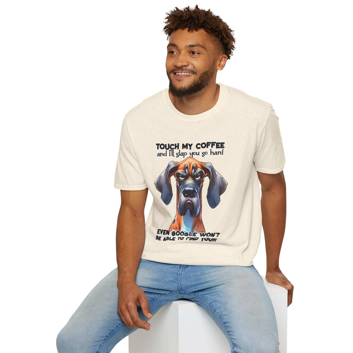 Funny Dog Coffee Lover T-Shirt - Hilarious Pet Parent Humor Tee - Purrfect Pet Haven