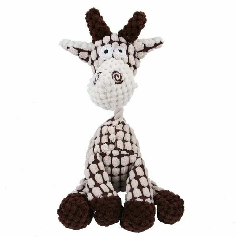 Soft Durable Stuffed Animal Plush Dog Chew Squeaky Toy - Purrfect Pet Haven