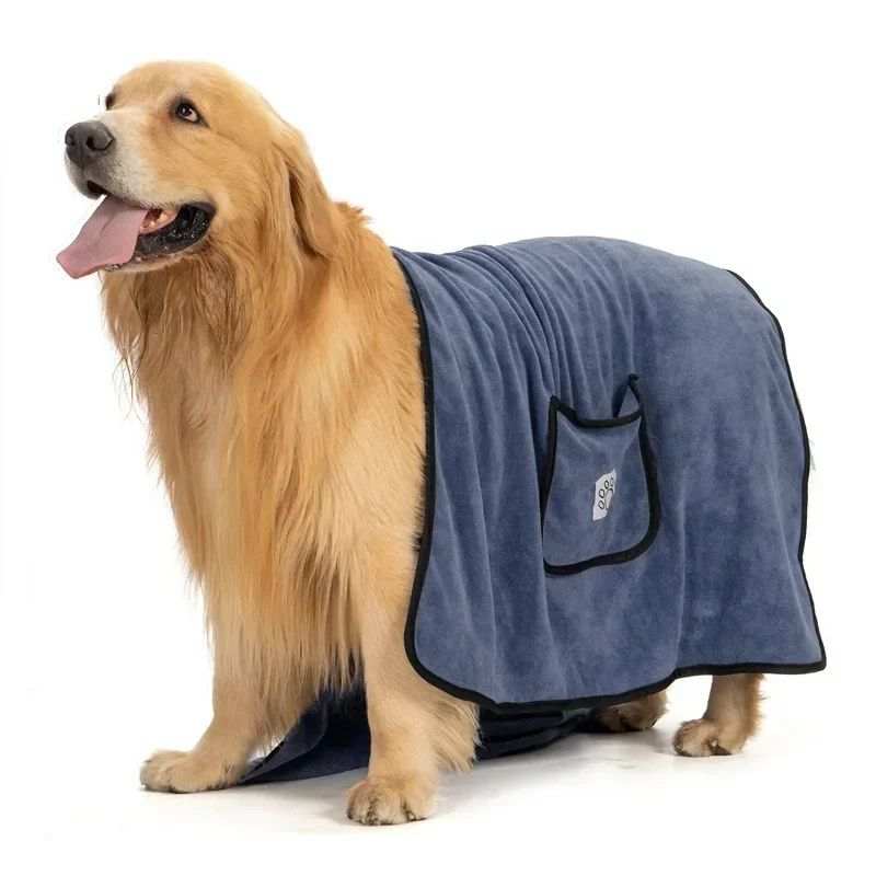 Pet Towel Dog Bathrobe Water Absorbent And Quick Drying Cleaning - Purrfect Pet Haven