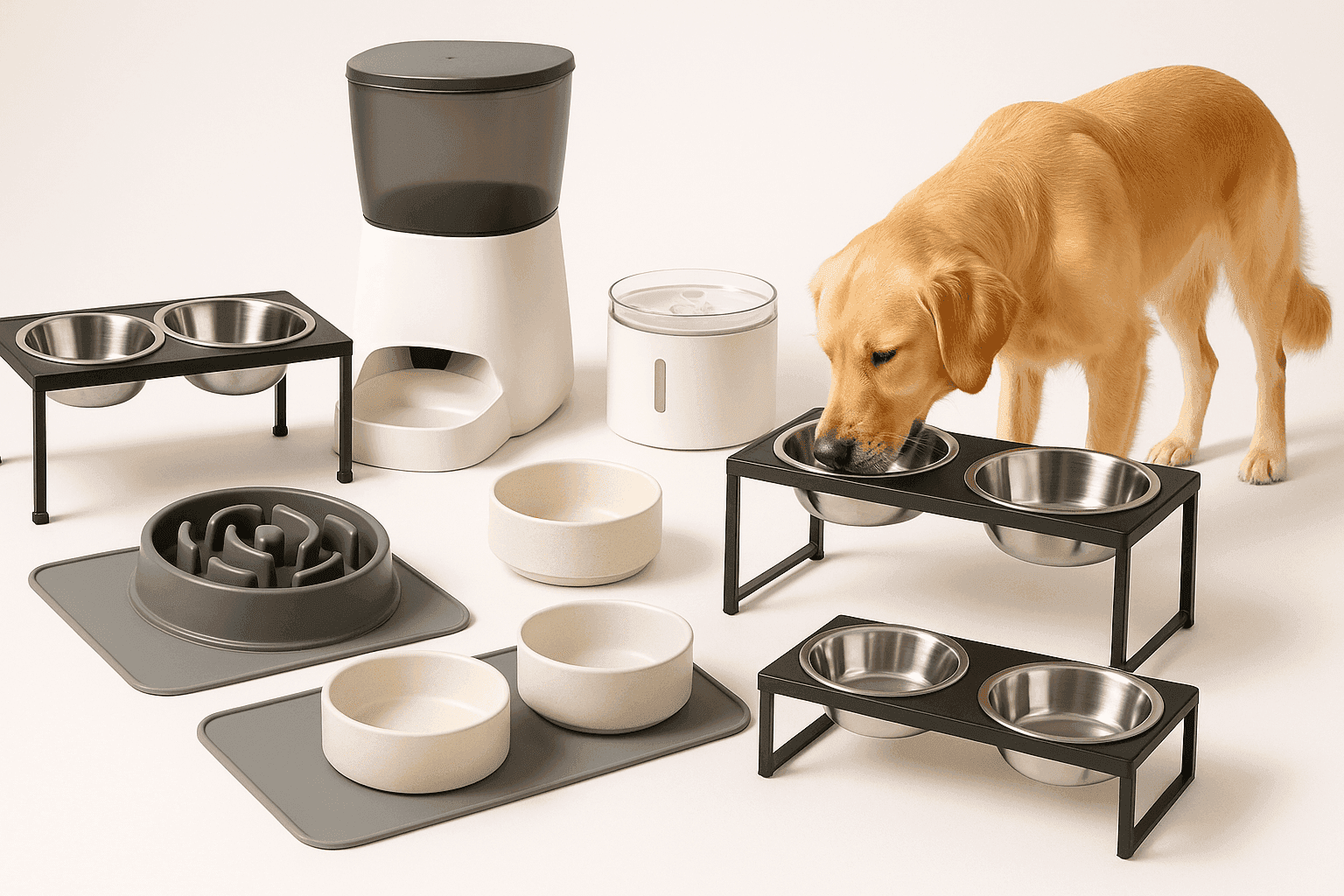 Dog Bowls & Feeders - Elevated & Slow-Feed Designs - Purrfect Pet Haven