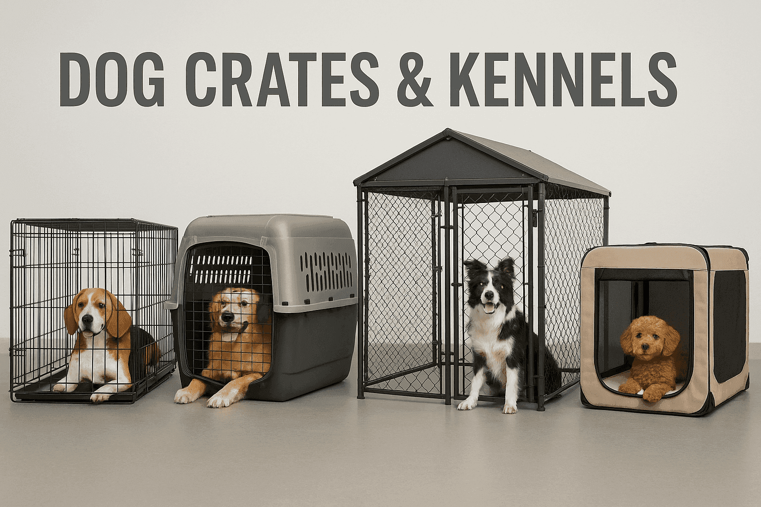 Dog Crates & Kennels - Training & Travel Solutions - Purrfect Pet Haven