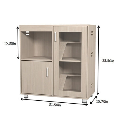 4-Tier Wooden Guinea Pig Cage - Multi-Level Habitat - Purrfect Pet Haven
