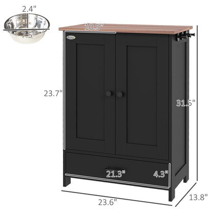 Mealtime Command Center - Dog Feeding Station - Purrfect Pet Haven