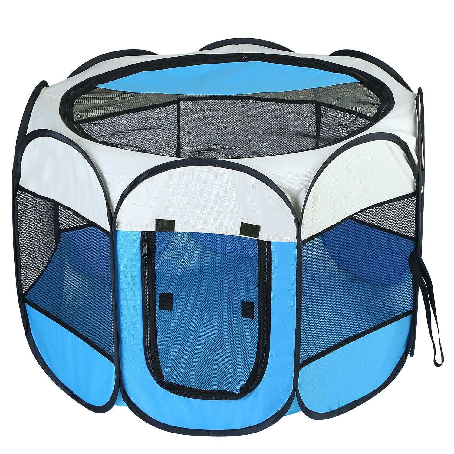 Portable Foldable Pet Tent - 8-Panel Exercise Pen - Purrfect Pet Haven