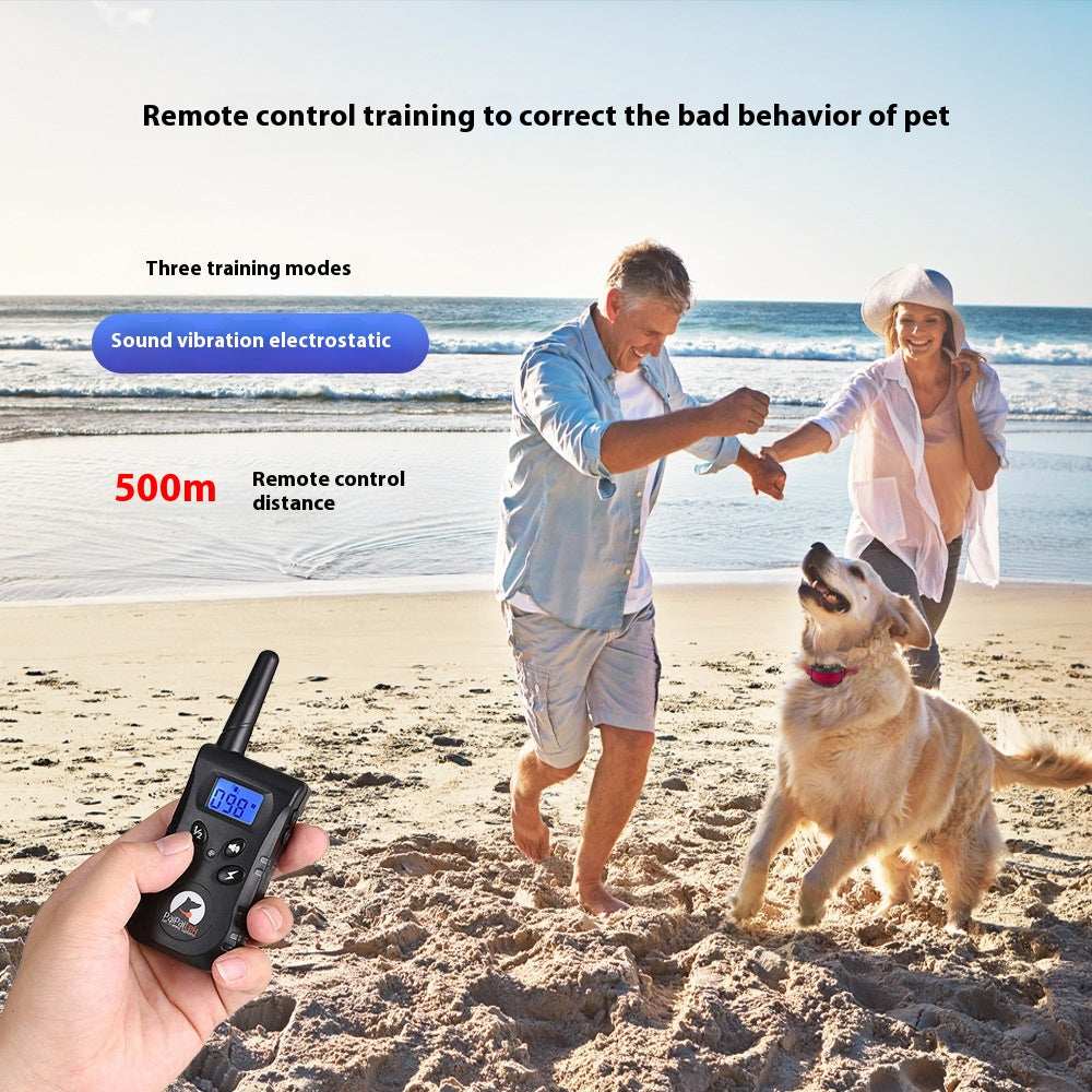 Bark Stop Remote Control Pet Dog Trainer Collar with Remote - Purrfect Pet Haven