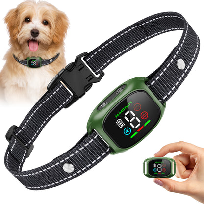 Dog Anti-Bark Collar - LED Display with 4 Modes