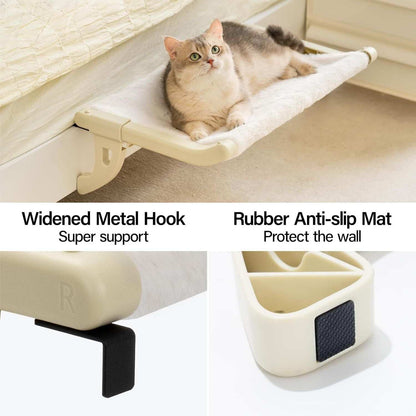 Adjustable Cat Window Perch With One-Step Sliding Clamp - Purrfect Pet Haven