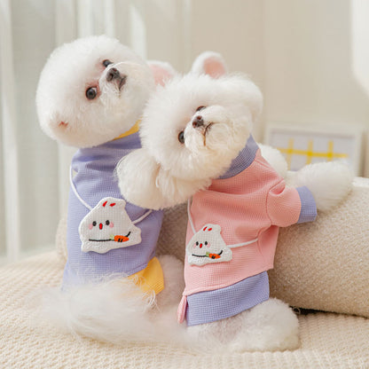 Cartoon Bear Sweatshirt - Lightweight Pet Coat - Purrfect Pet Haven
