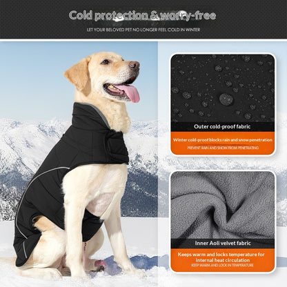 Winter Dog Jacket - Thickened Double-Layer Insulated Vest - Purrfect Pet Haven