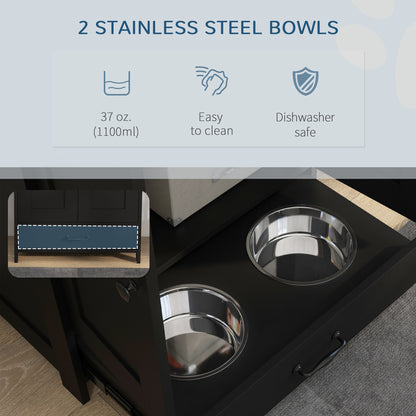 Mealtime Command Center - Dog Feeding Station - Purrfect Pet Haven