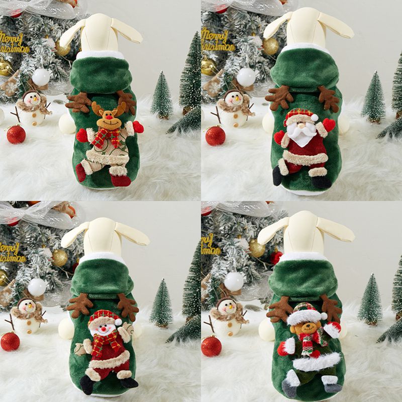 Christmas Dog Hoodie - Festive Flannel Pet Costume - Purrfect Pet Haven