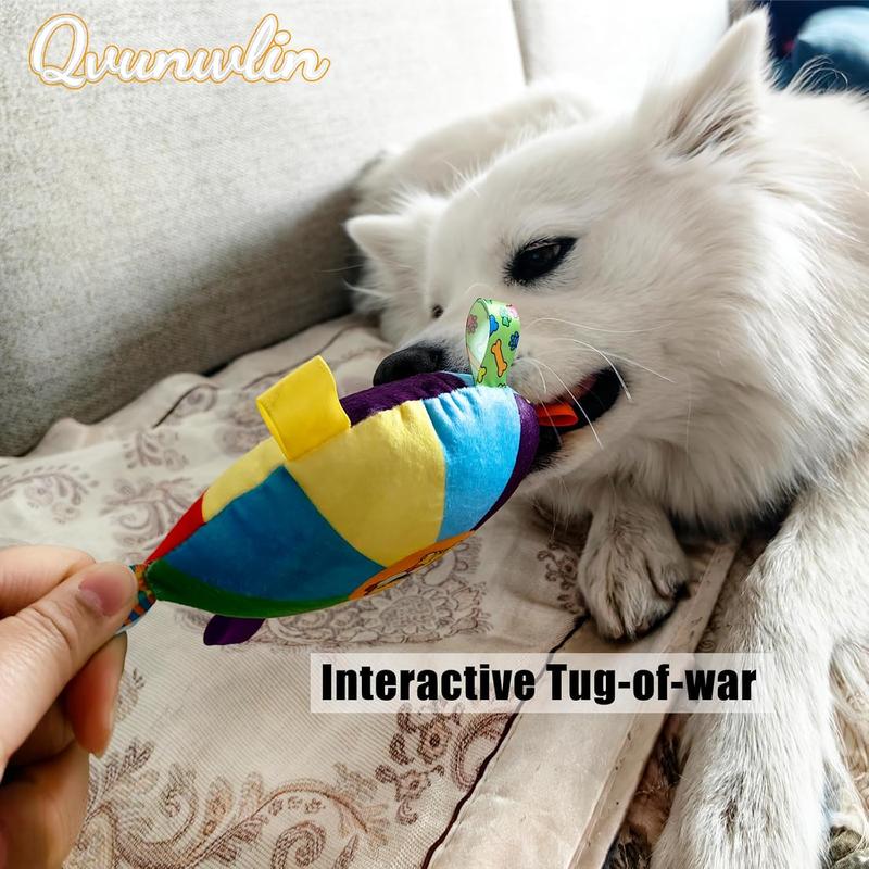 Plush Flying Disc Dog Toy with Bells - Tug of War - Purrfect Pet Haven