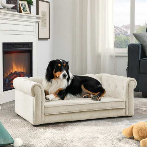 Elegant Rectangular Pet Sofa Bed For Medium And Large Dogs - Purrfect Pet Haven