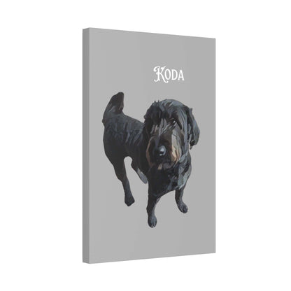 PAW-sonalized Light Grey Canvas Print | Upload Photo~Choose size - Purrfect Pet Haven