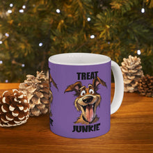 Funny Dog Lover Mug - 'Treat Junkie' - Perfect Gift for Pet Owners - Purrfect Pet Haven