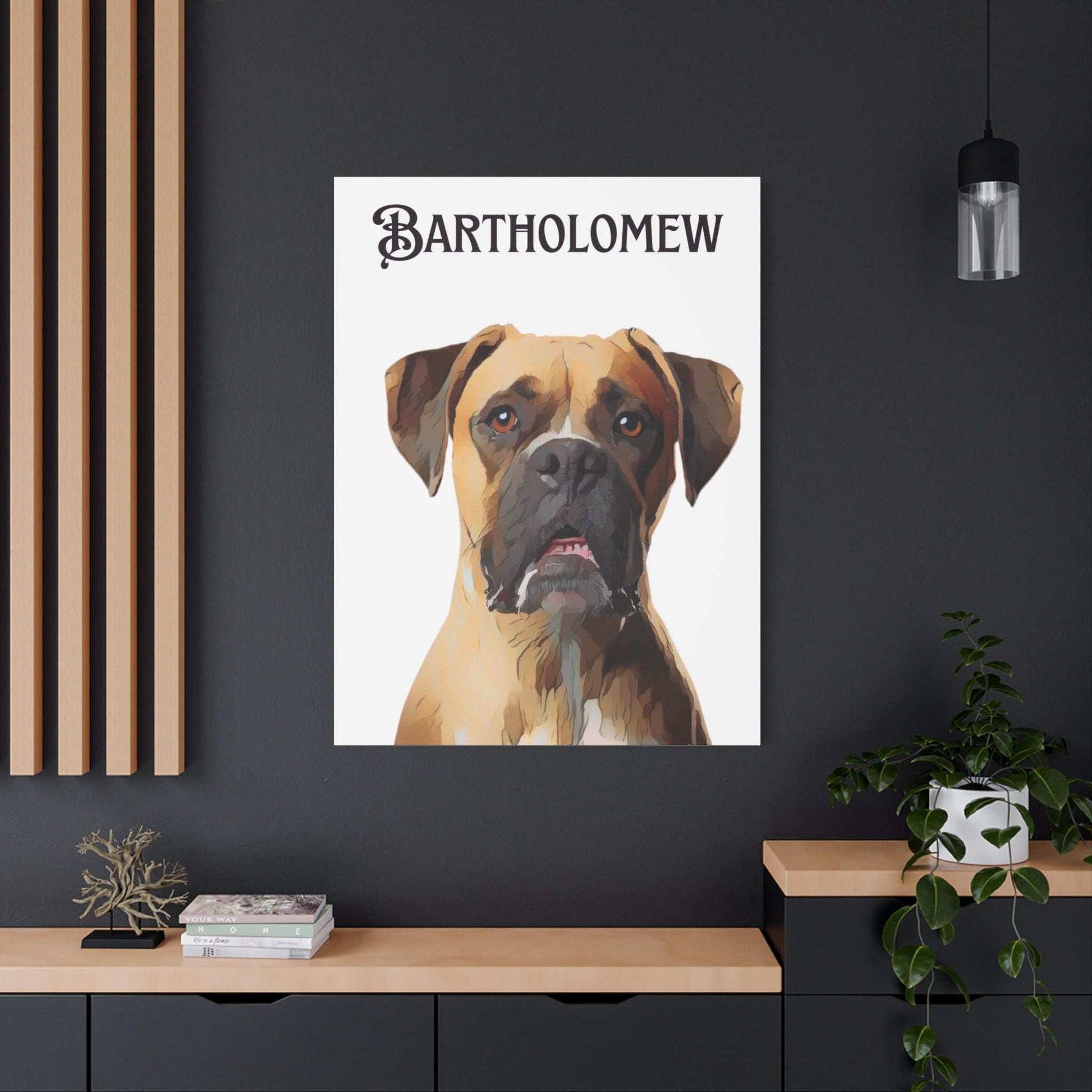 PAW-sonalized White Canvas Print | Upload Photo~Choose size - Purrfect Pet Haven