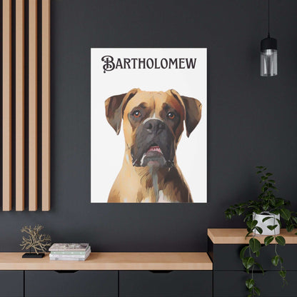 PAW-sonalized White Canvas Print | Upload Photo~Choose size - Purrfect Pet Haven