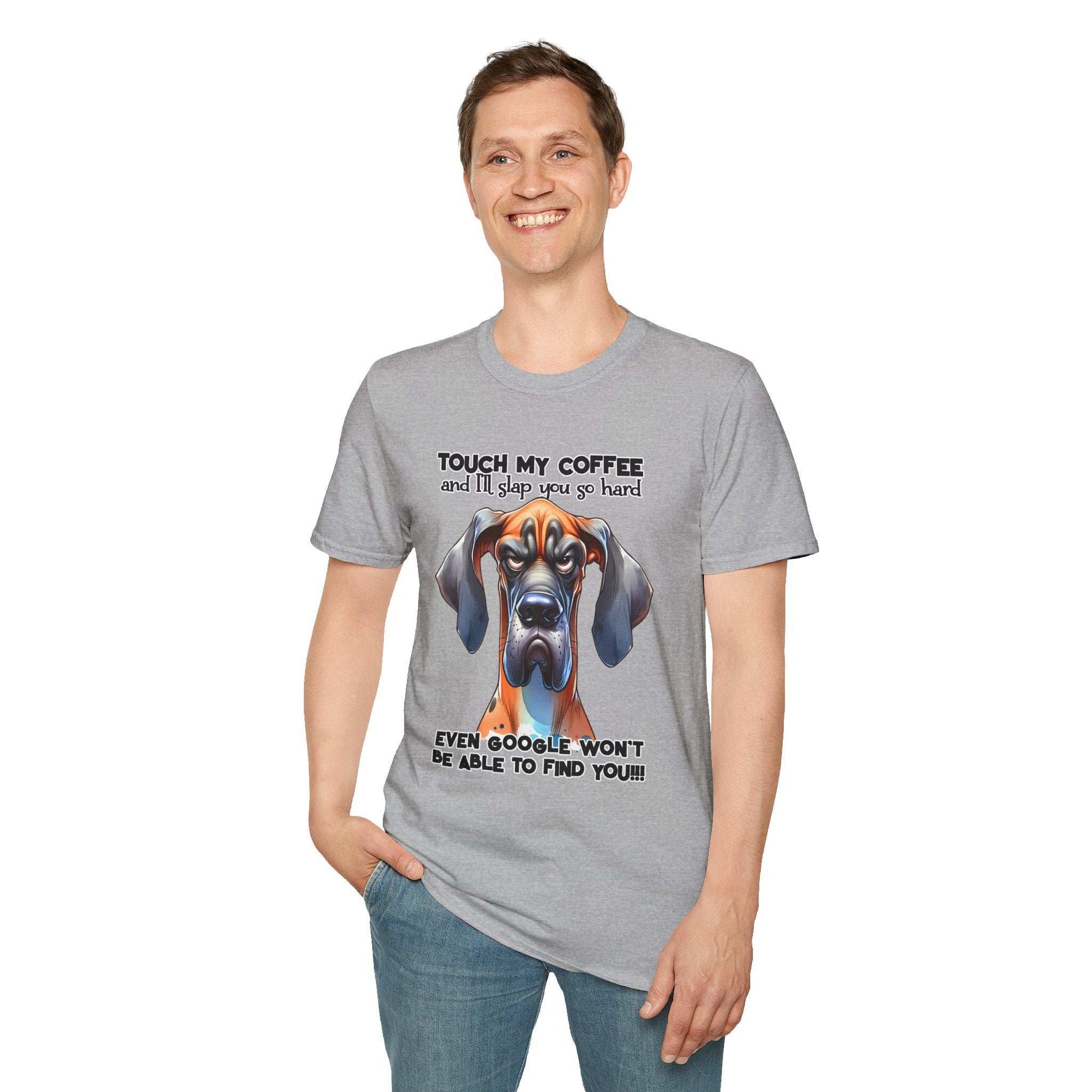 Funny Dog Coffee Lover T-Shirt - Hilarious Pet Parent Humor Tee - Purrfect Pet Haven