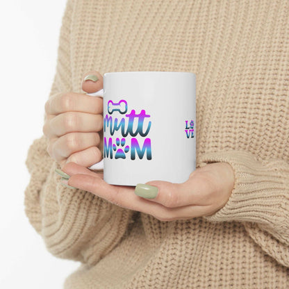 Cute Mutt Mom Ceramic Mug - Ideal Gift for Animal Lovers - Purrfect Pet Haven