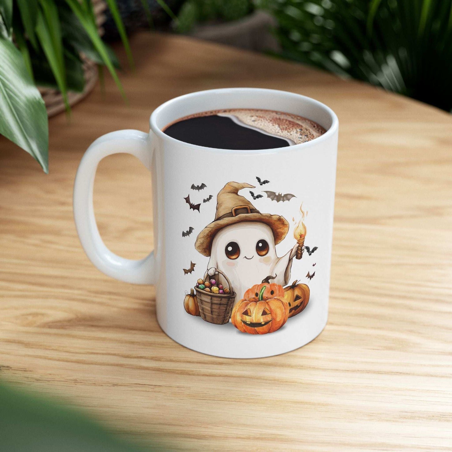 Halloween Scarecrow Ceramic Mug - Fall Coffee Cup Gift - Purrfect Pet Haven