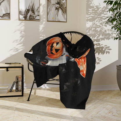 Halloween Ghost Blanket - Cute Spooky Fall Throw Microfiber - Purrfect Pet Haven