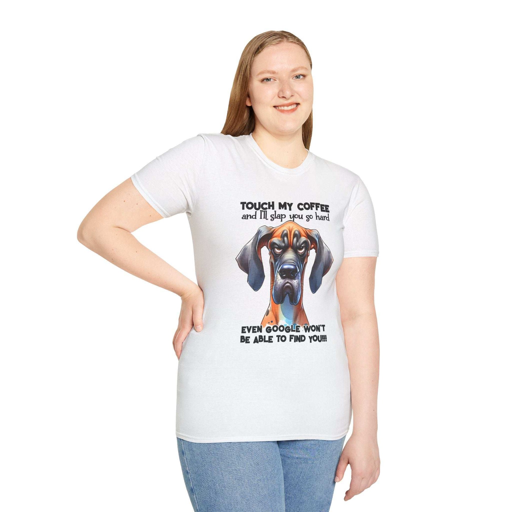 Funny Dog Coffee Lover T-Shirt - Hilarious Pet Parent Humor Tee - Purrfect Pet Haven