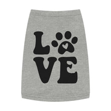 Cute Pet Tank Top - 'Love' Design for Dogs and Cats - Purrfect Pet Haven