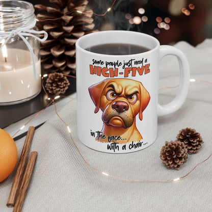 Humorous Dog Lover Ceramic Mug - Perfect Gift for Pet Owners - Purrfect Pet Haven
