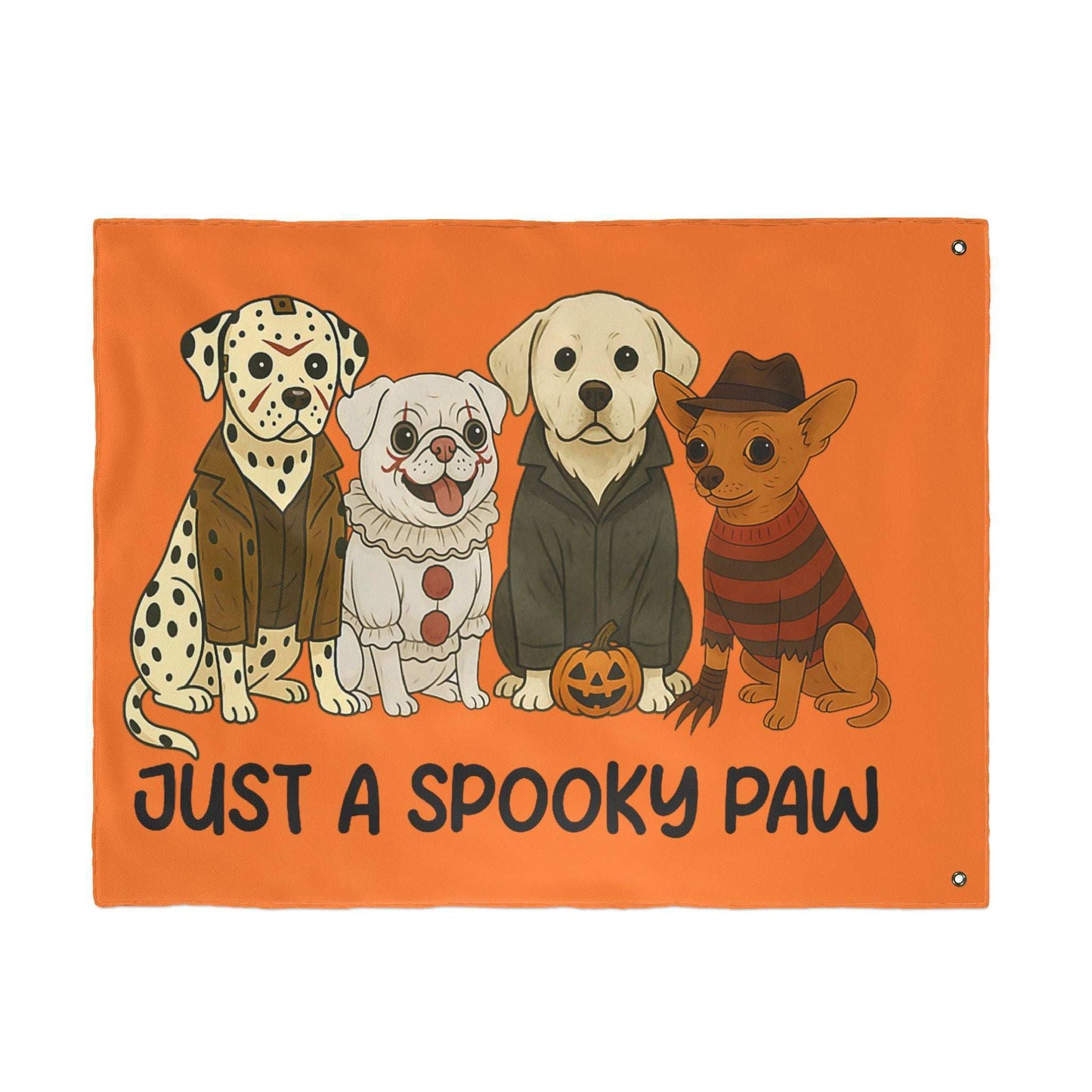 Halloween Dog Garden Flag - Spooky Pet Lover Outdoor Decoration - Purrfect Pet Haven