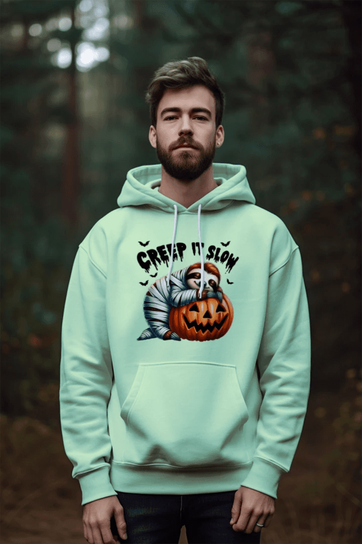 Cute Sloth Pumpkin Halloween Hoodie - Cozy Fall Sweatshirt - Purrfect Pet Haven