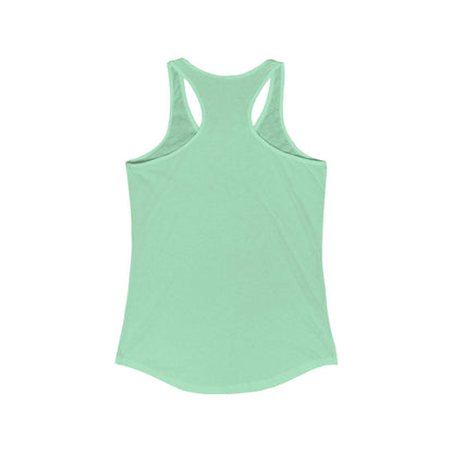 Whimsical Cat Moon Racerback Tank Top for Women | Purrfect Pet Haven