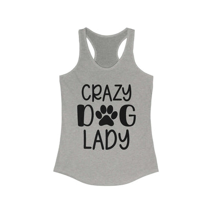 Crazy Dog Lady Racerback Tank Top - Perfect for Dog Lovers - Purrfect Pet Haven