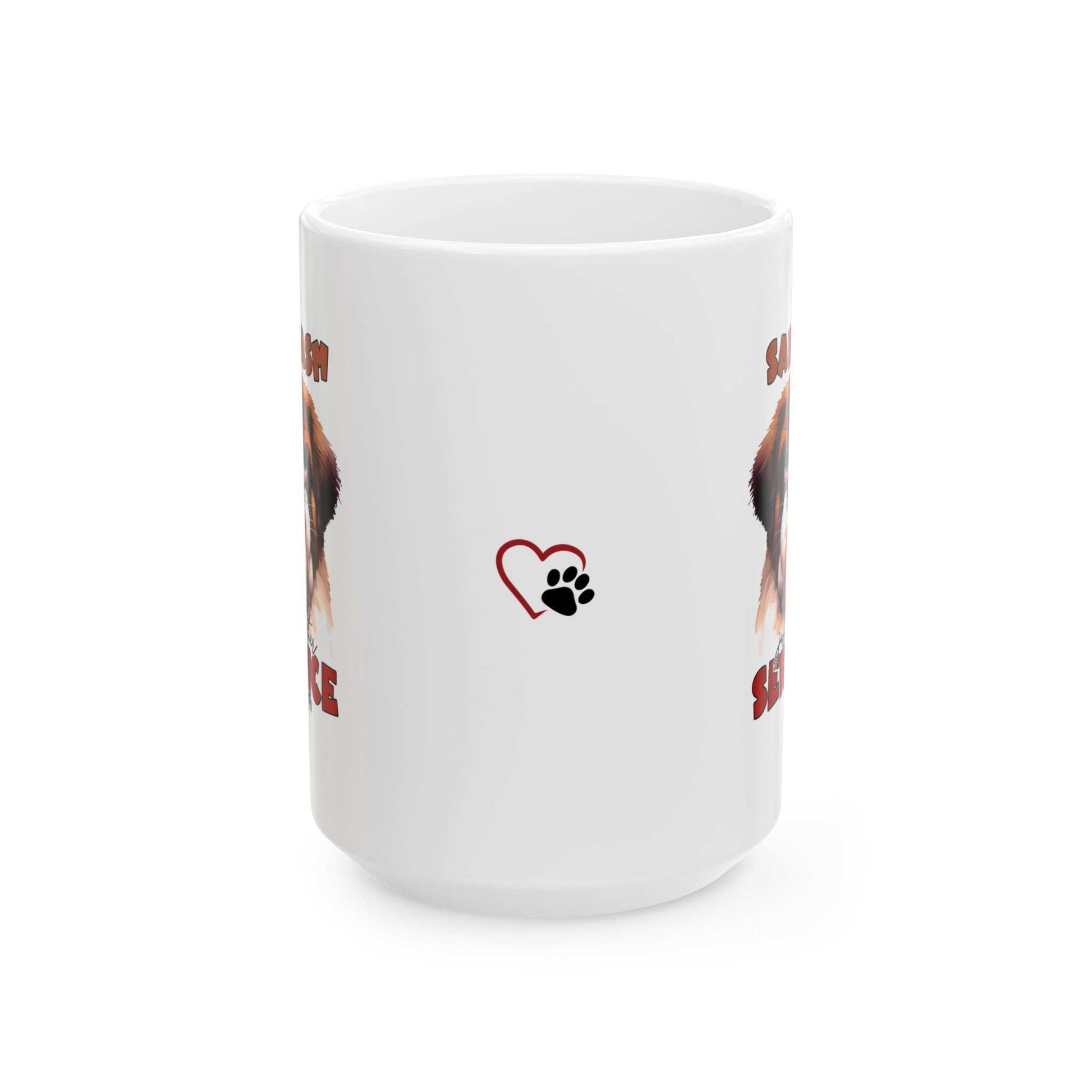 Funny Sarcasm a Service I Offer - Ceramic Coffee Mug - Purrfect Pet Haven