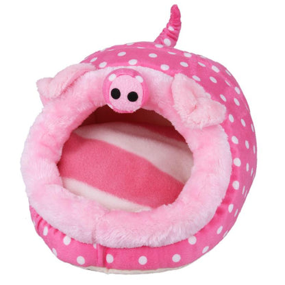 Snuggle Nest Hideaway - Soft Cotton Bed for Small Pets - Purrfect Pet Haven