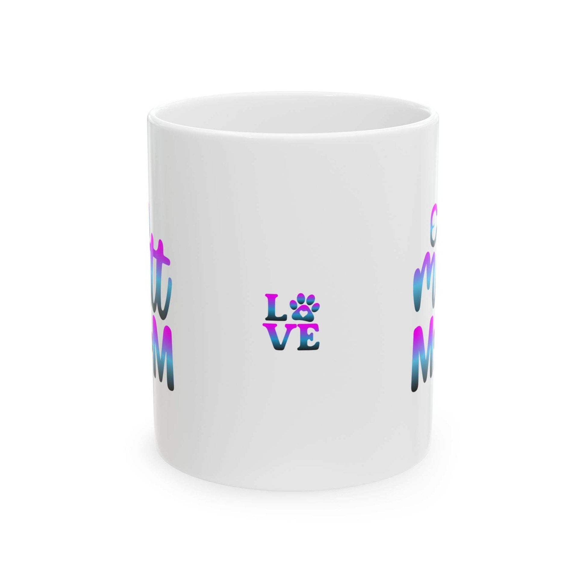 Cute Mutt Mom Ceramic Mug - Ideal Gift for Animal Lovers - Purrfect Pet Haven