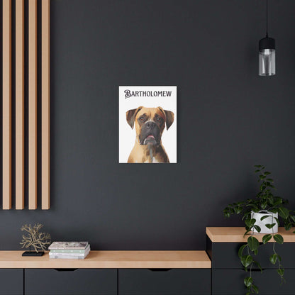 PAW-sonalized White Canvas Print | Upload Photo~Choose size - Purrfect Pet Haven