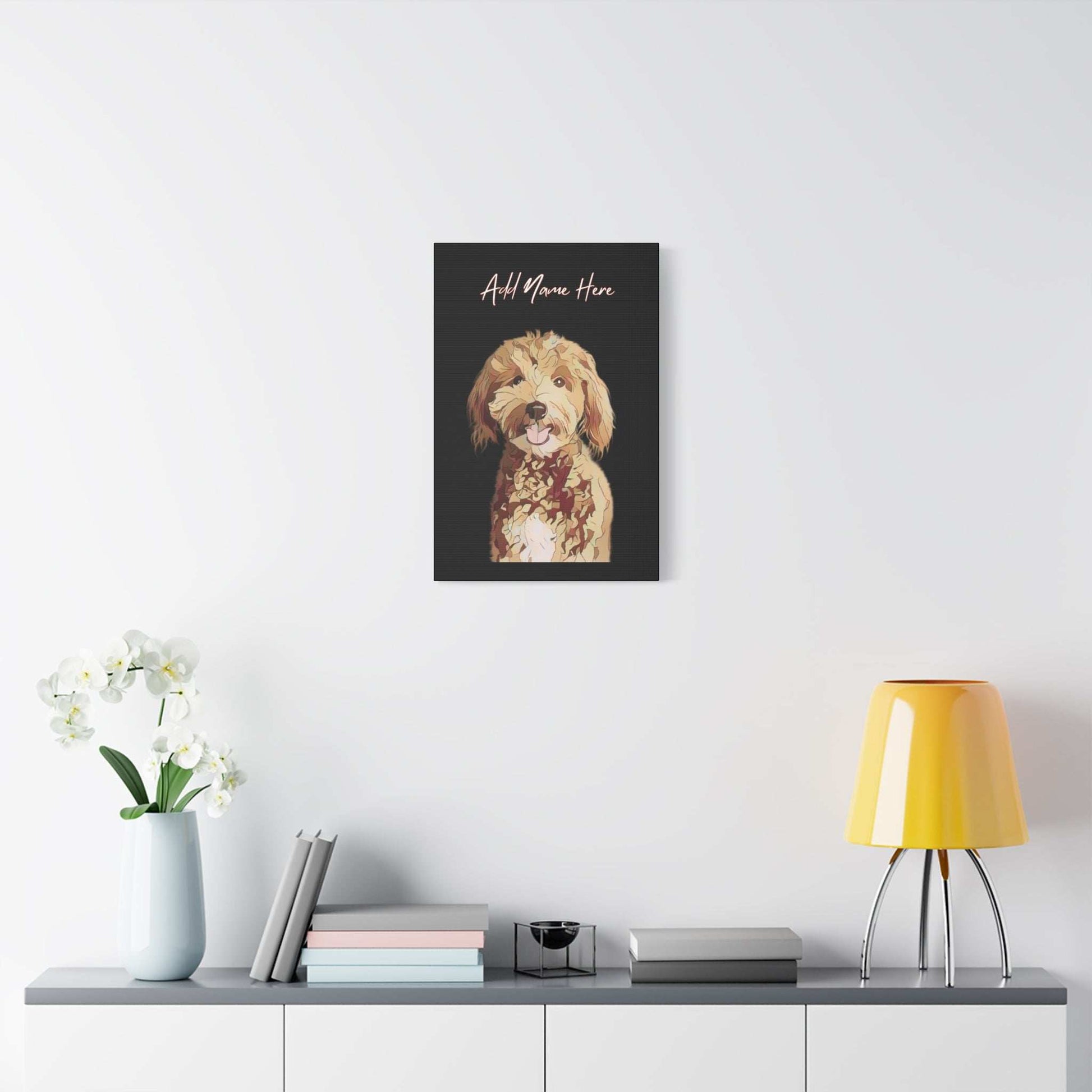 Custom Cartoonify Portrait Canvas - Personalized Art for Pet Lovers | Purrfect Pet Haven