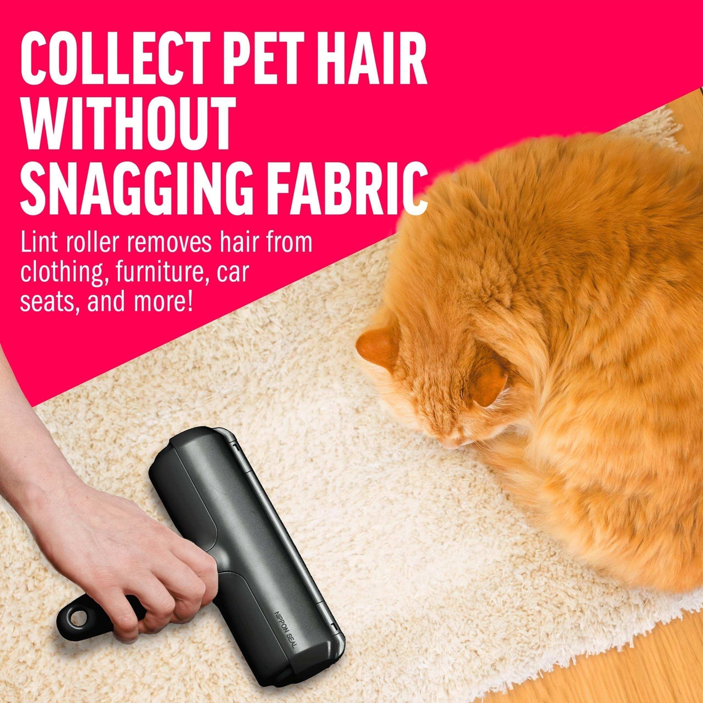 Furniture Pet Hair Remover With Reusable Sticky Applicator - Purrfect Pet Haven