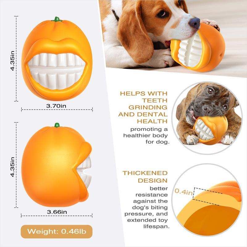 Tough Aggressive Chewers Squeaky Ball for Medium Large Extra Dog Chew Toy - Purrfect Pet Haven
