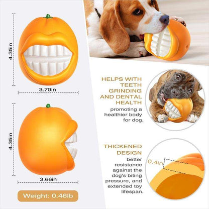 Tough Aggressive Chewers Squeaky Ball for Medium Large Extra Dog Chew Toy - Purrfect Pet Haven