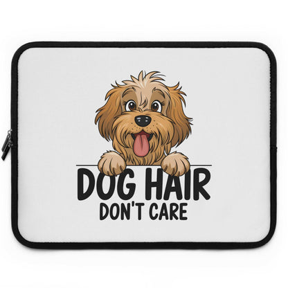 Dog Hair Don't Care Laptop Sleeve - Cute Dog Laptop Case - Purrfect Pet Haven