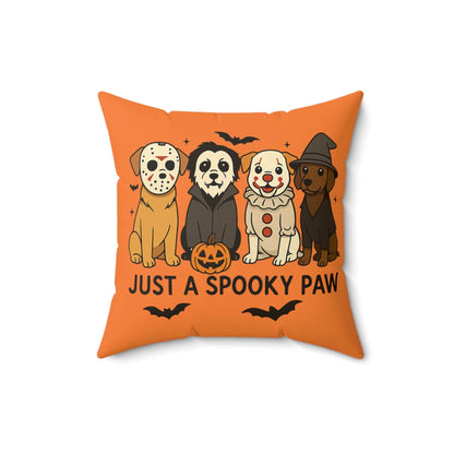 Halloween Dog Pillow - Just A Spooky Paw Pet Decor Cushion - Purrfect Pet Haven