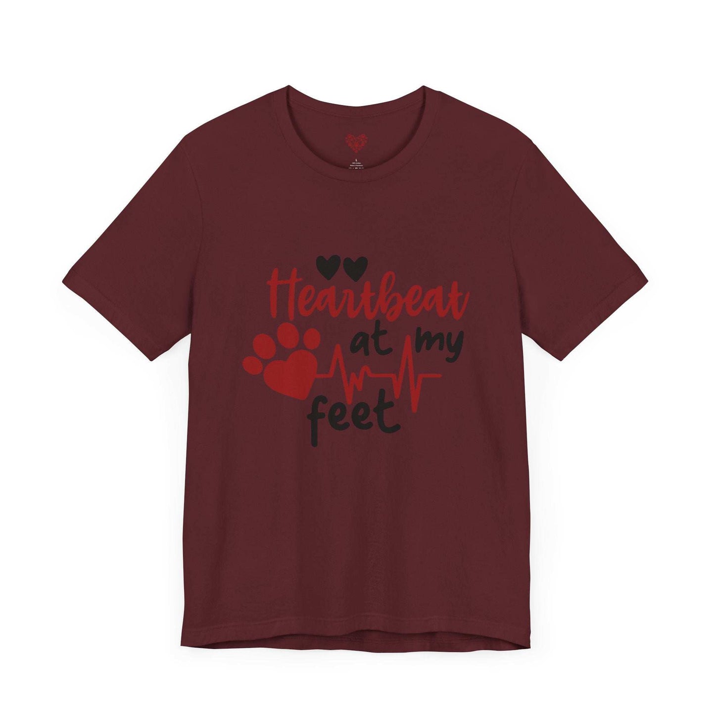Heartbeat at my Feet - Unisex Tee - Purrfect Pet Haven
